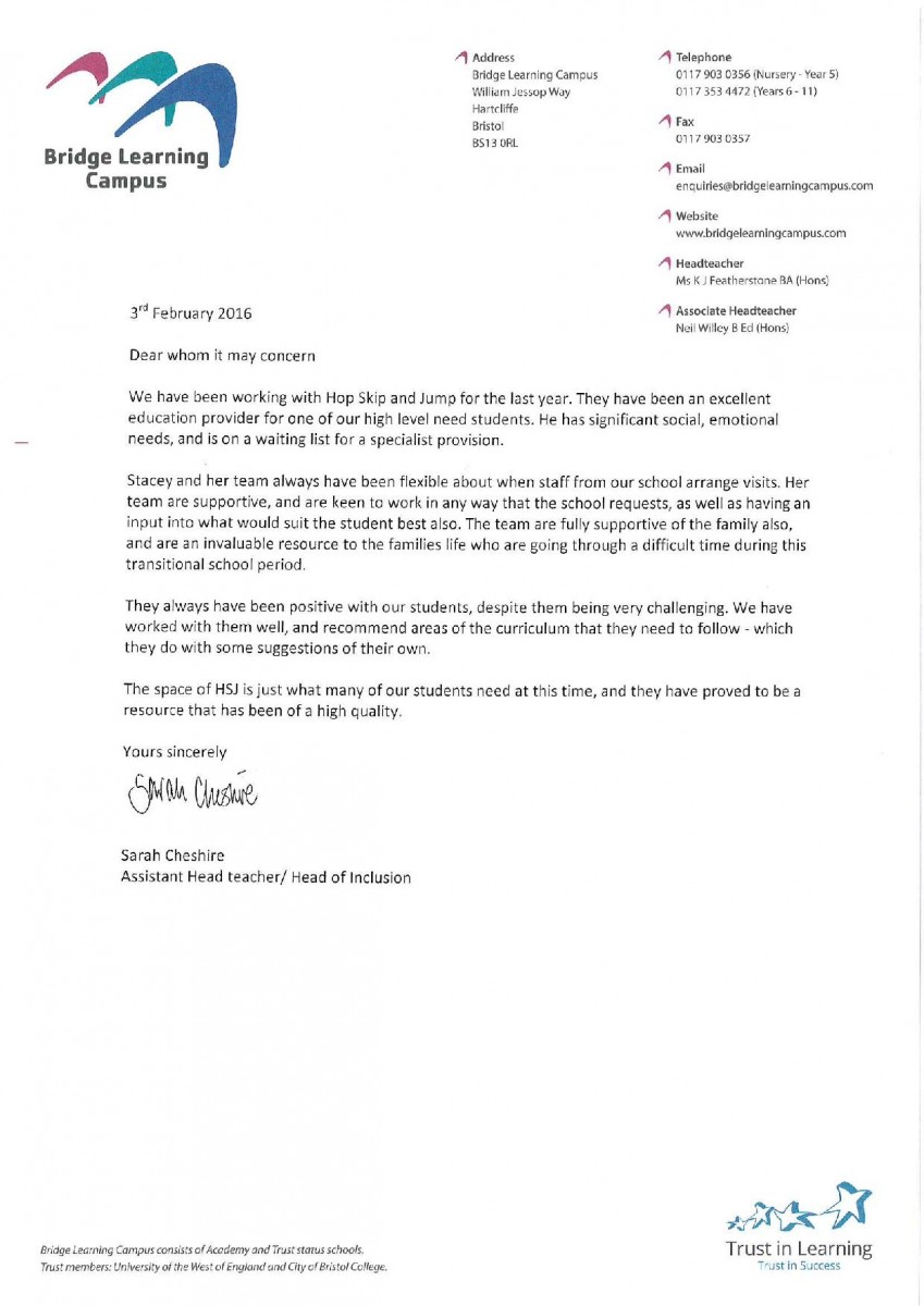 Hop, skip and jump feed back from bridge learning-page-001