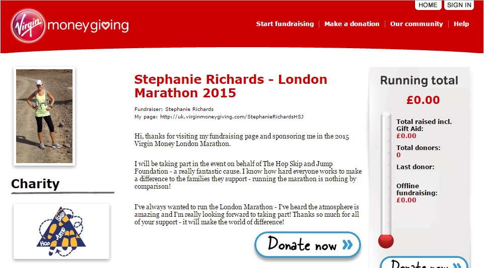 Stephanie Fundraising